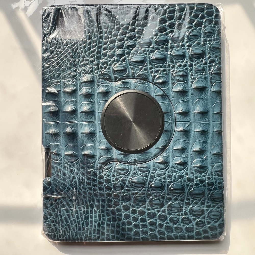 ProtUTab Premium iPad Pro 11" Gen 4 Case Croc Embossed Blue |‎ NIB